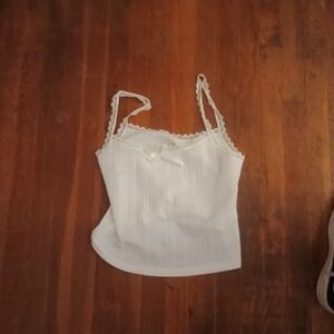 White tank top